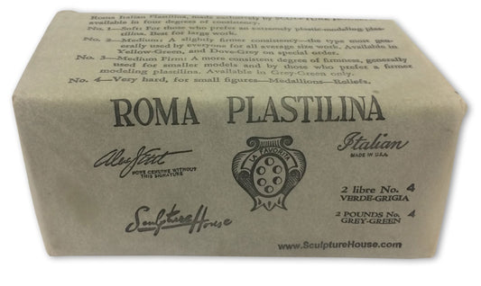 ROMA #4 Grey Green Plastalina 2lb - While Supplies Last - FINAL SALE