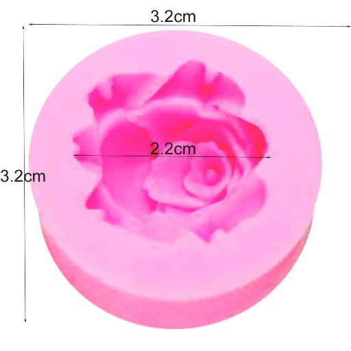 Acuan Silikon Kecil Rose