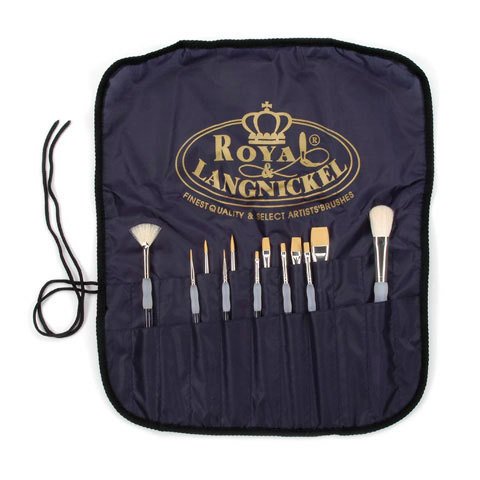 Set Berus 12pc Artis Diraja - Pemegang Lembut-Grip