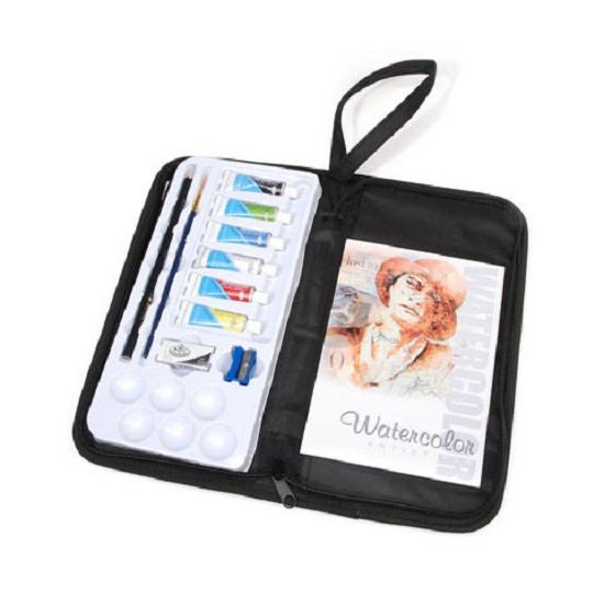 Juego de pintura de acuarela Royal® Keep N Carry™: 13 piezas por juego