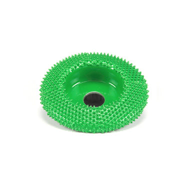 2" Cakera Muka Rata Hijau Kasar Grit Burr