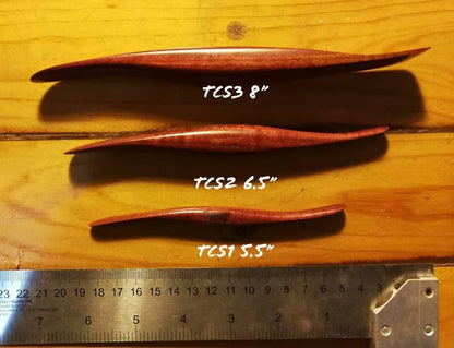 A Set of 3 Hardwood Handmade Tools