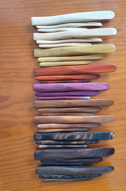 A Set of 3 Hardwood Handmade Tools