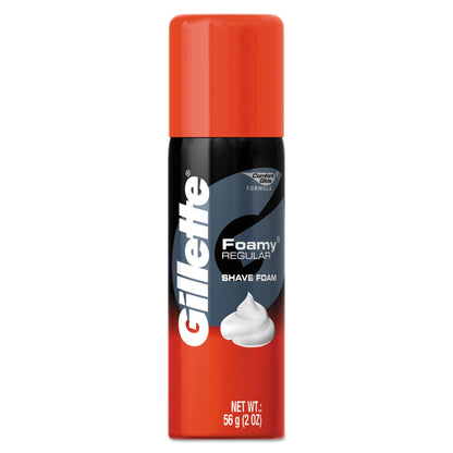 Gillette 14501 Foamy Shave Cream 2 oz Aerosol