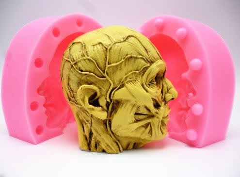 Anatomical Head (2 part) Silicone Mold