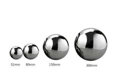 Silver Mirror Finish Stainless Steel Spheres