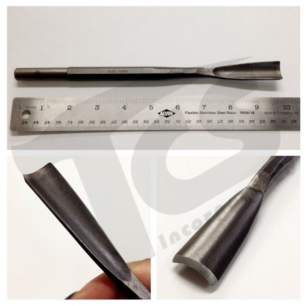 Gouges Pneumatik Keluli (1/2" Batang)