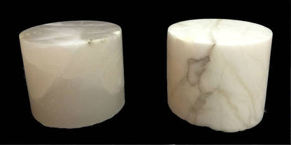 5-1/4"dx 4-1/2"j Silinder Alabaster Putih #221012