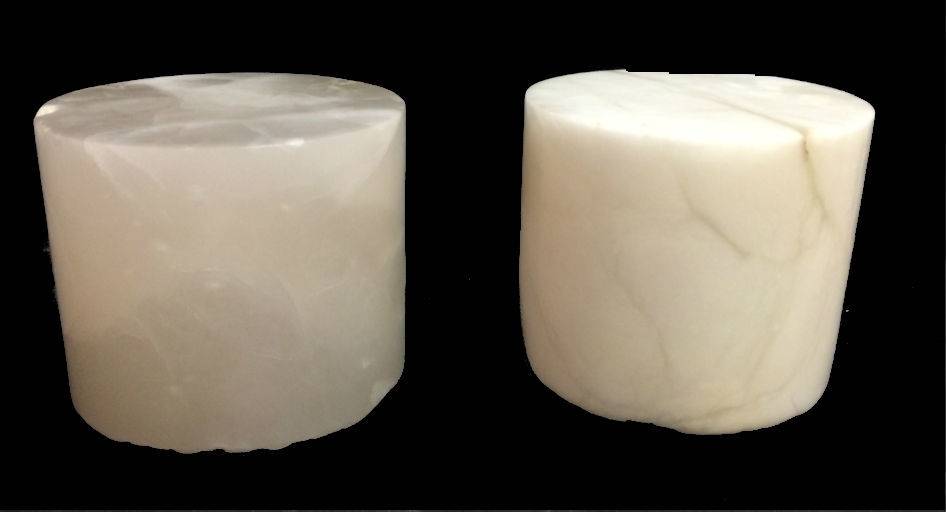 5-1/4"dx 4-1/2"j Silinder Alabaster Putih #221012