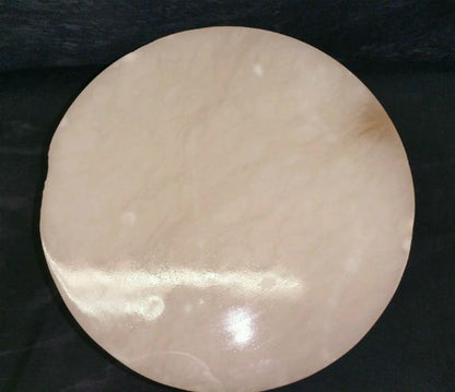 9-1/8"d x 8"h White Alabaster Cylinder #221017