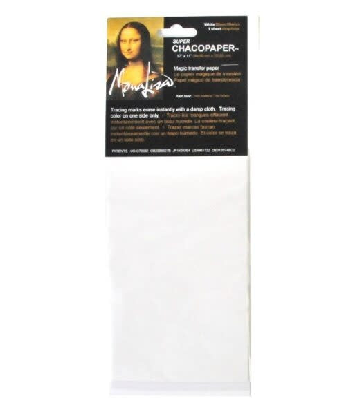 Papel de transferencia blanco Mona Lisa Super Chacopaper 17"x11"