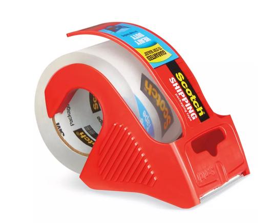 Pita Penghantaran yang jelas dengan Dispenser 2" x 22.2 ela 