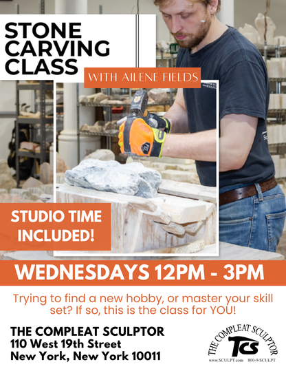 261104 Stone Carving Class Wednesday 12-3pm November 2026