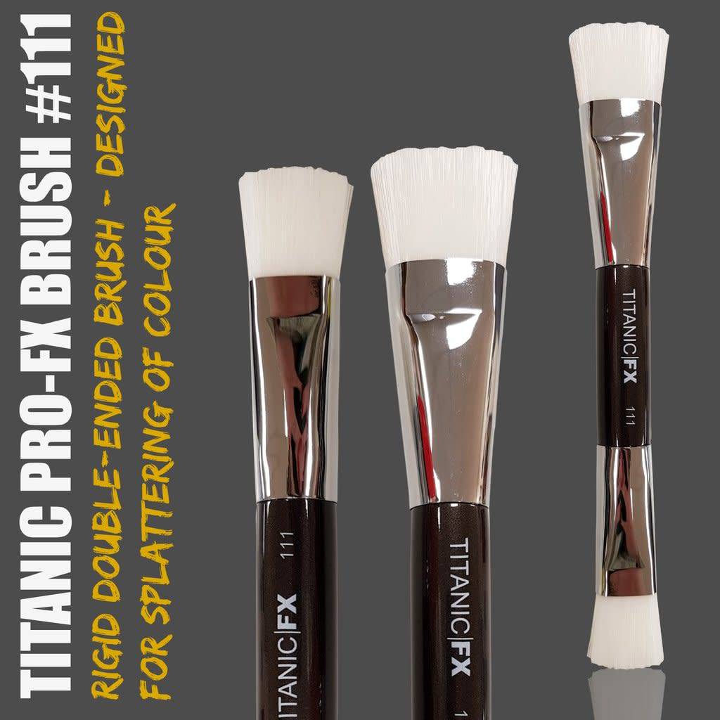 Pro-FX Brush 111 - Pincel para salpicaduras de doble punta