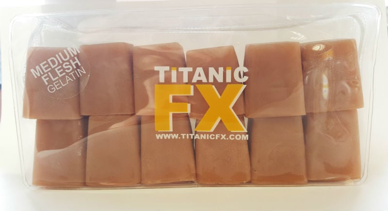 GELATIN PROSTETIK TITANIC FX - WARNA DAGING Sederhana (1KG)
