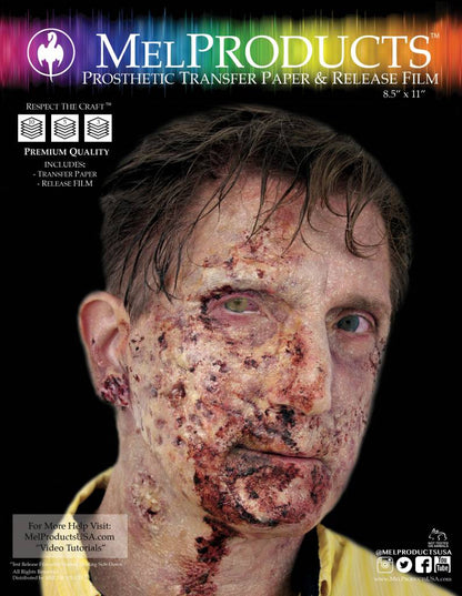 Prosthetic Transfer Paper & Release Film 5pc