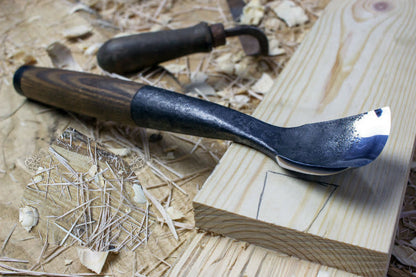 Kayu Bulat Bingkai Bengkok Gouge 2in