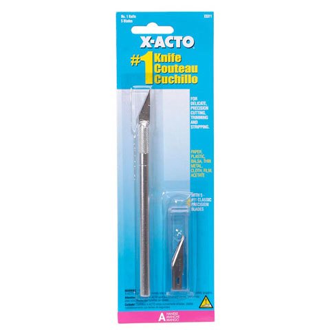 Set Pisau Ketepatan X-Acto #1 Dengan #11 Bilah